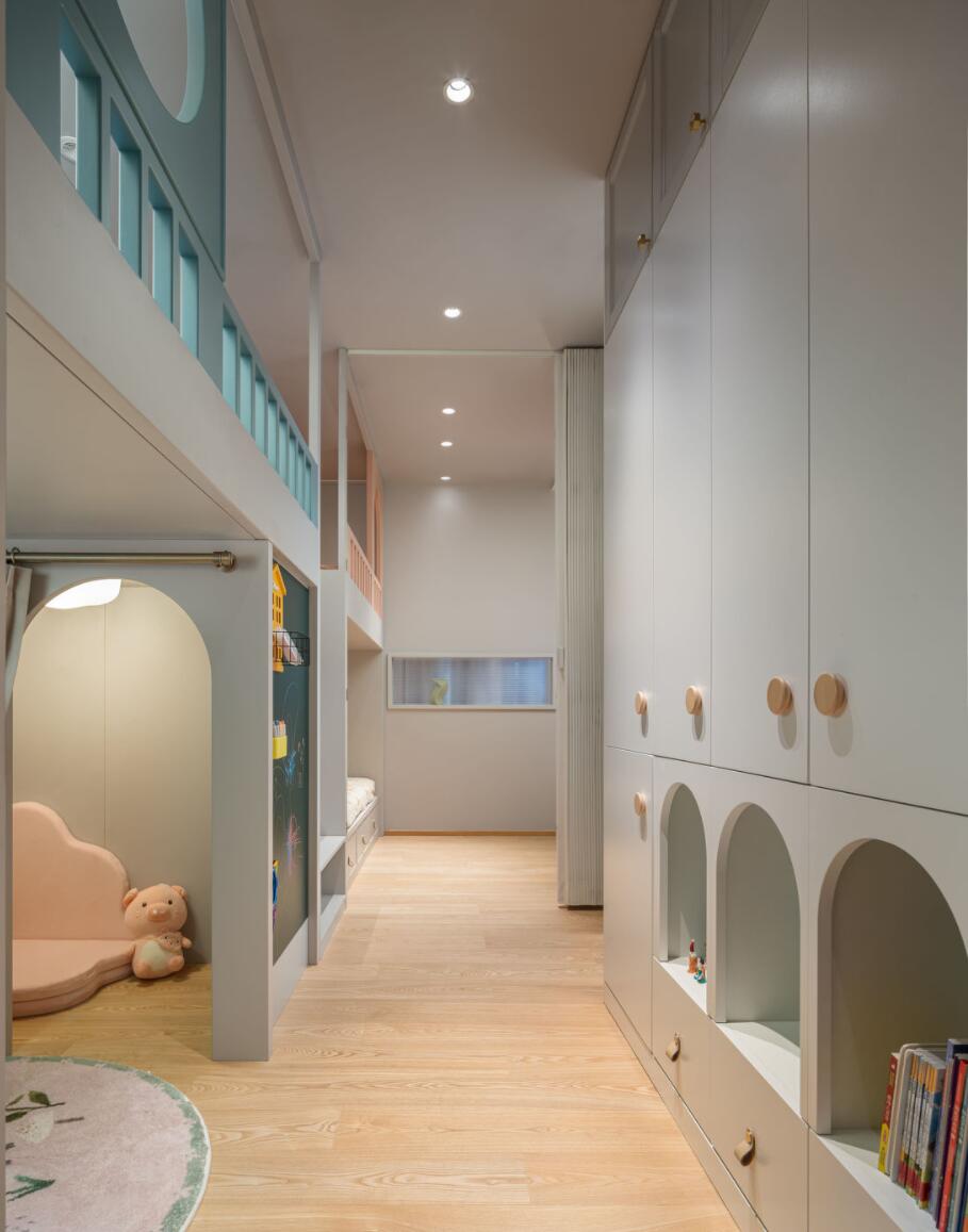 小拾谈装修 她家称为“神设计”都不为过!55㎡,住6口人,还有超多储物