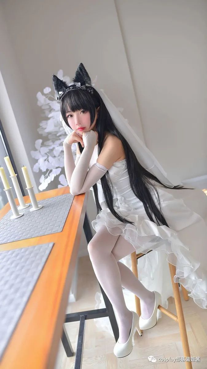 碧蓝航线|cos：碧蓝航线婚纱爱宕@雪琪