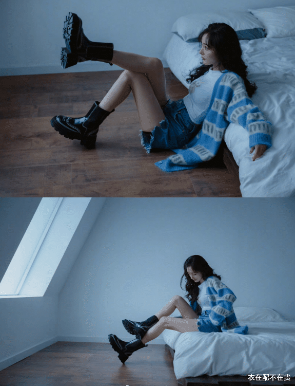 衣在配不在贵|杨幂私服挺舍得破费，穿的针织衫1万5一条，但百元短裤却很接地气