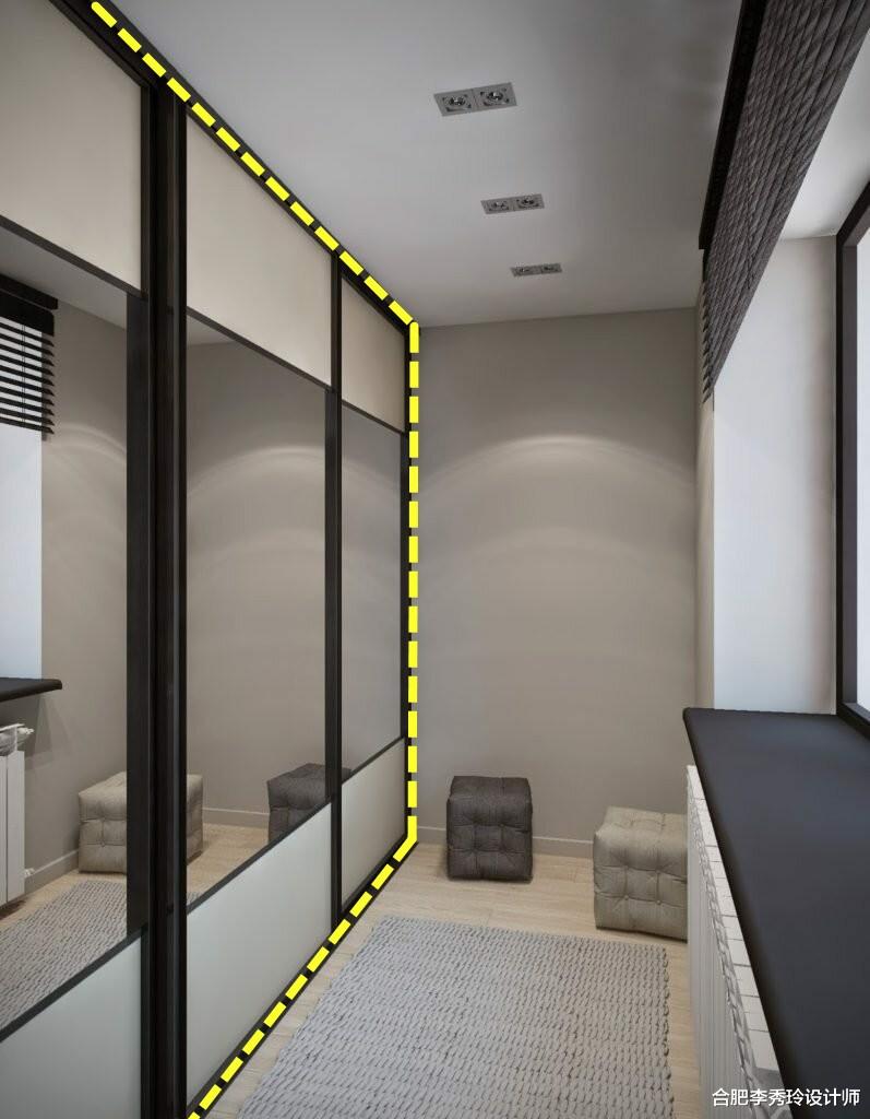 留不留衣帽间，不在乎面积大小，阳台定制7米长衣柜装上百件衣服