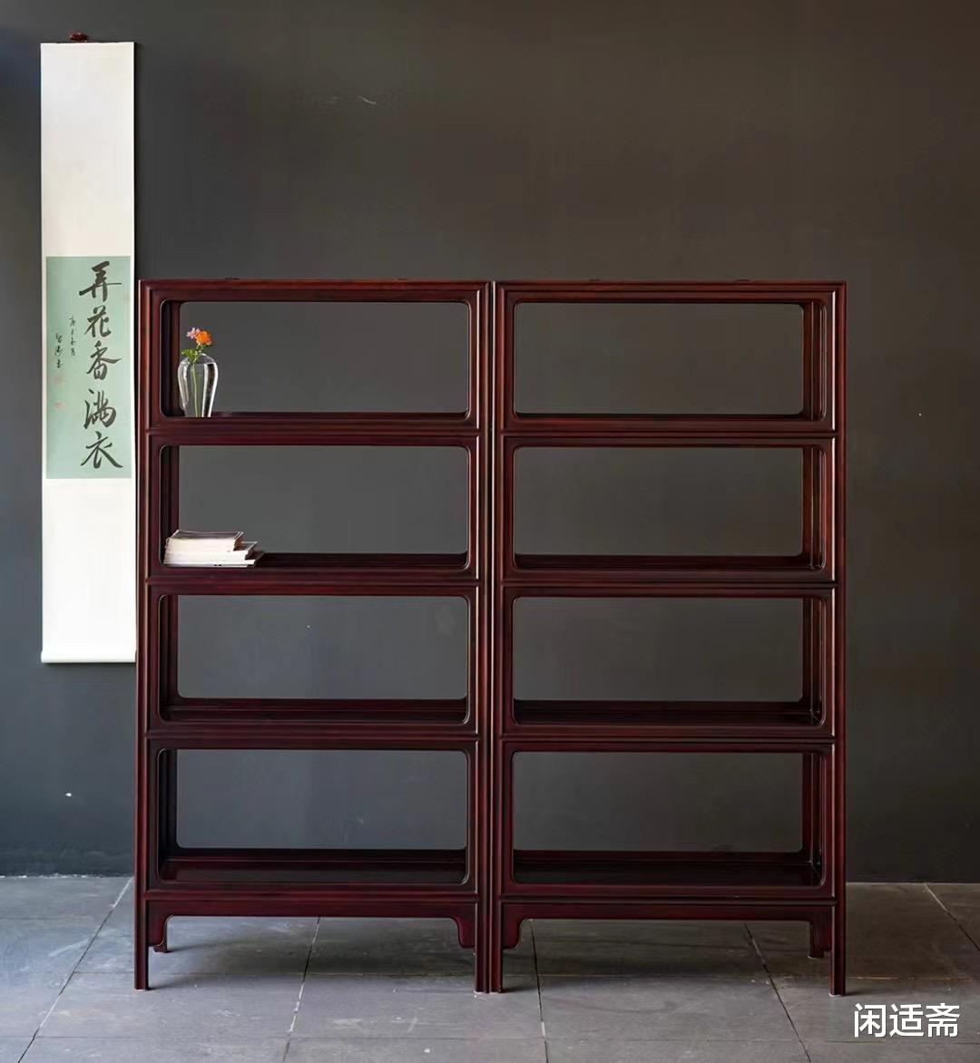 |明式围栏式书架，文人家具，古雅隽永之美的体现
