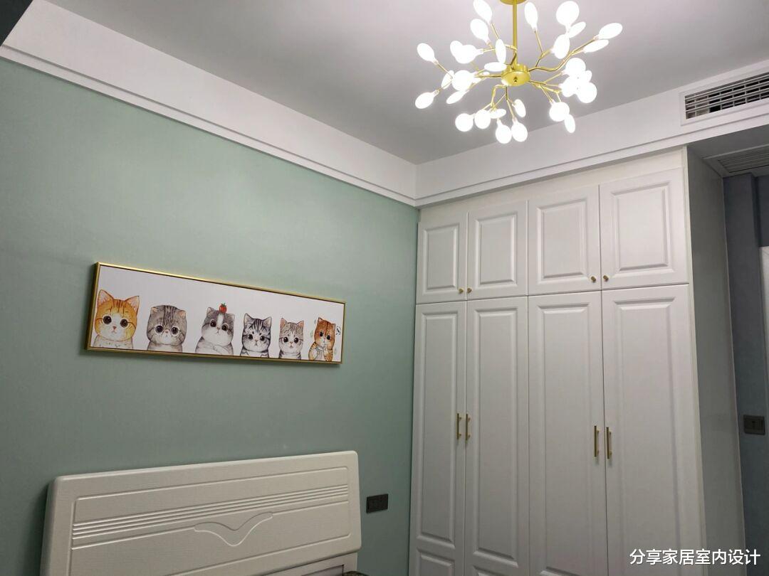 分享家居室内设计 看她家三居室新房，全屋效果漂亮极了，一进屋就被迷住，非常喜欢