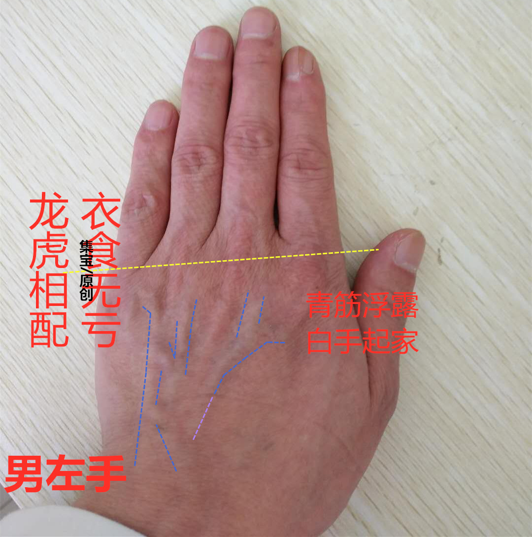 诚然情感之事|手相:这两条线相交,日子越过越红火!