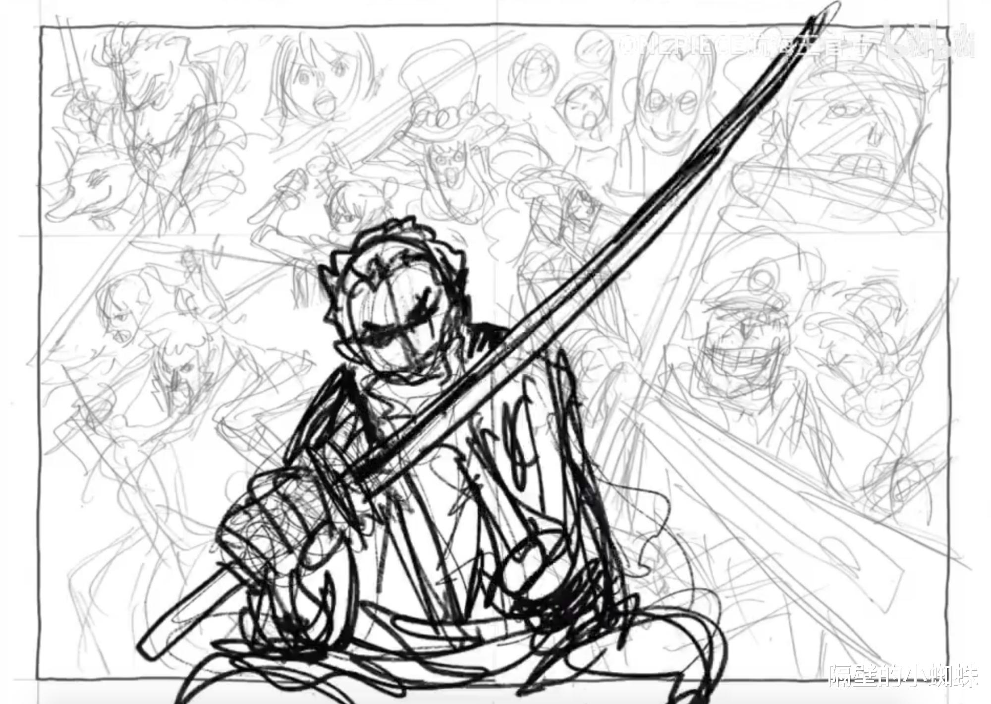 鷹眼|海賊王101卷：“劍豪彩頁”分析，鷹眼香克斯占C位，羅杰待在角落