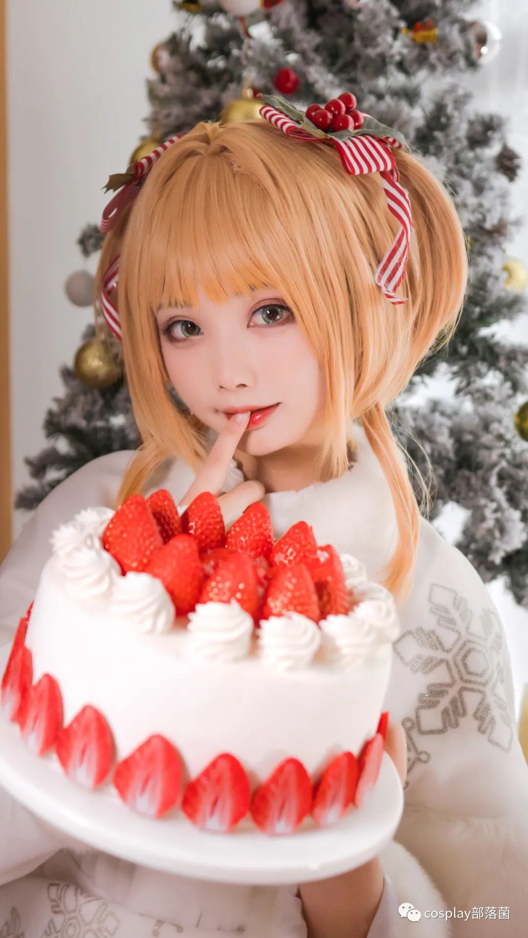 百變小櫻|cos：魔卡少女櫻-圣誕小櫻cos正片