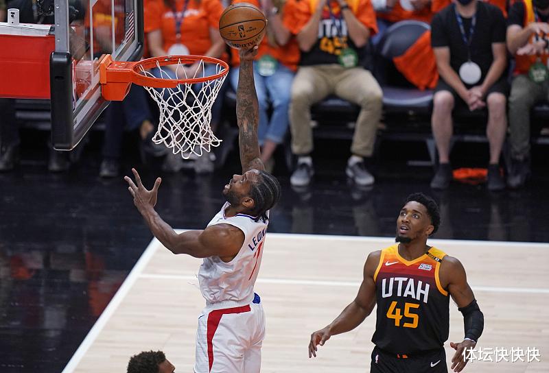 爵士隊|懵了！盧指導最后時刻不叫暫停！喬治、萊昂納德最后一投連續(xù)甩鍋！