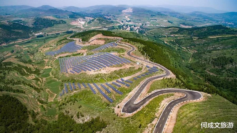 梯田|安丘一条公路，地势高险，路旁风景清新美丽，知道的人却很少