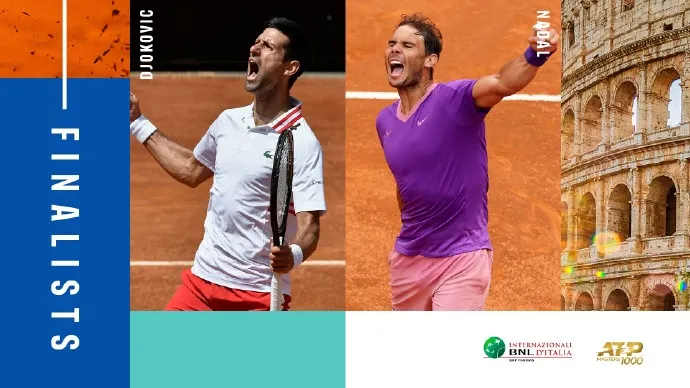 德约科维奇|永恒之城的永恒二人组，战胜西西后，我和纳达尔在更衣室都笑了