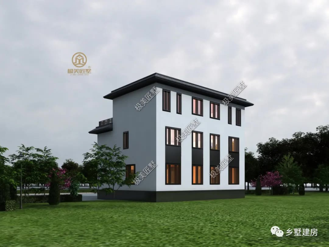 设计师|开间仅12米的兄弟双拼别墅，古色古香，喜欢可别错过