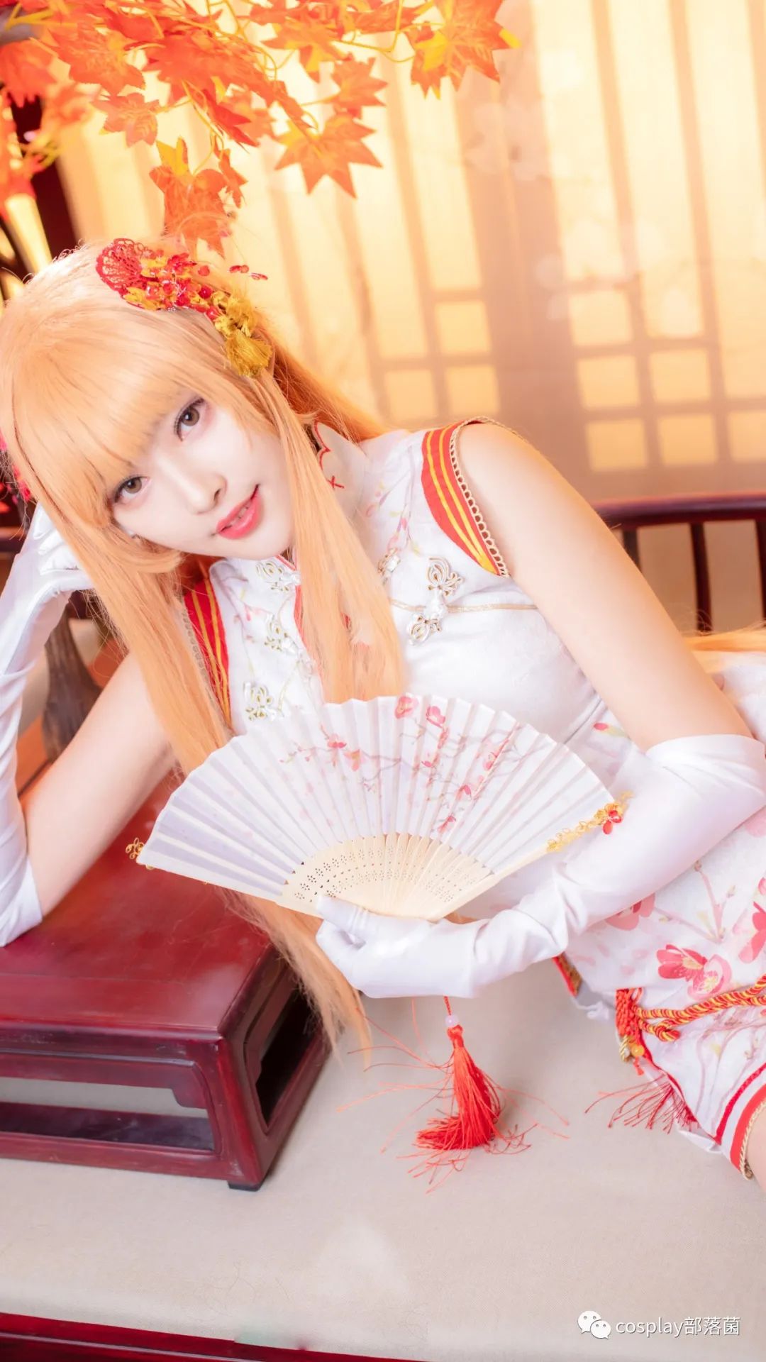 结城明日奈|cos:刀剑神域亚丝娜cos正片@米粒