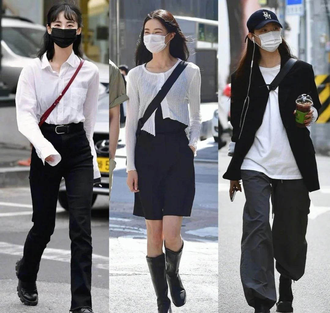 虎哥说衣不二|论“黑色系”搭配,就服韩国时髦精,出街装高级个性不失街头感