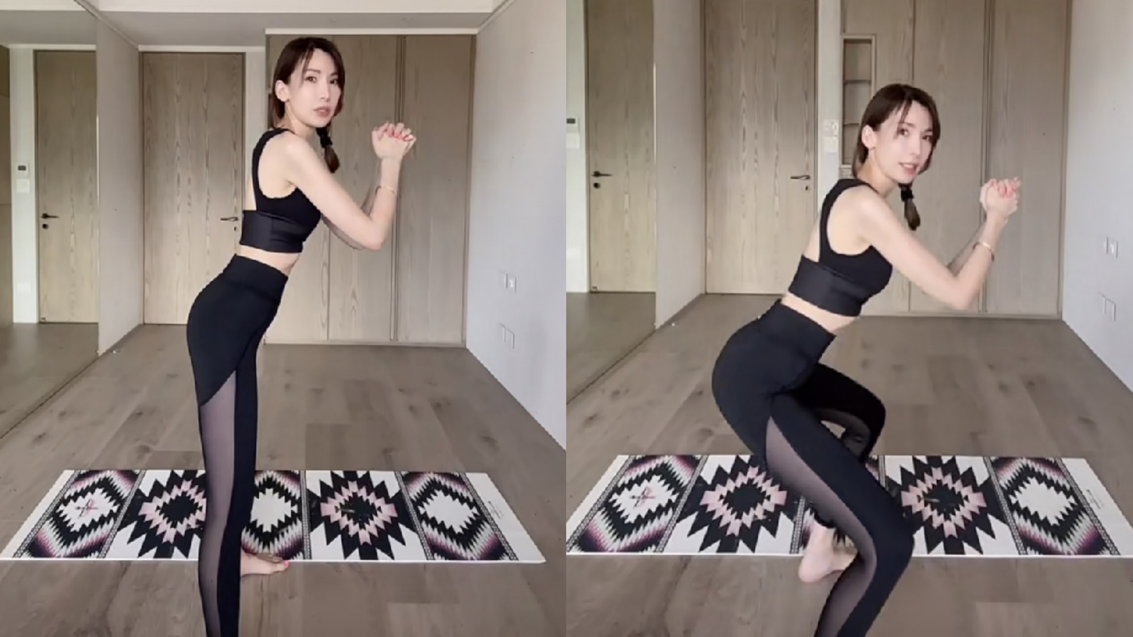 瘦腿|三宝妈陈若仪的仙女腿养成术：提臀瘦腿每天30分钟