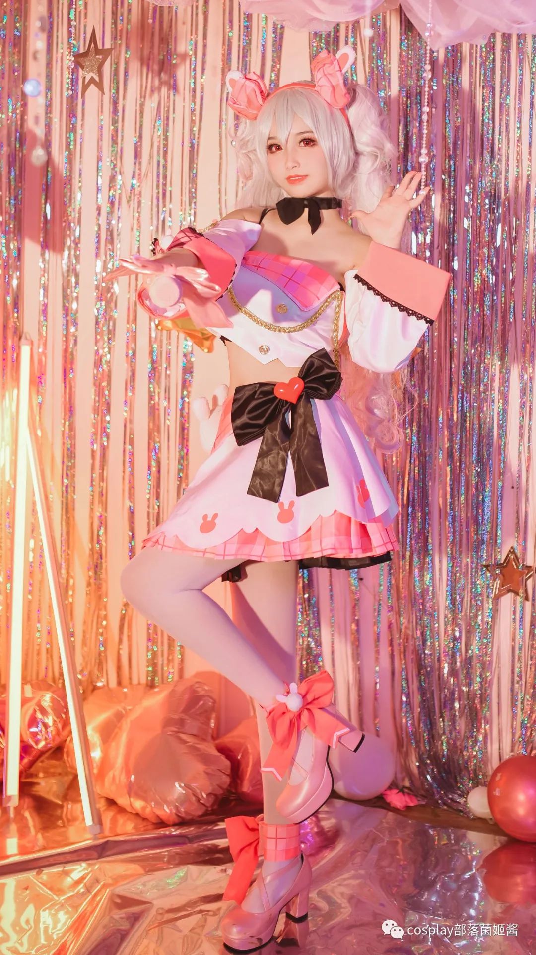 |cos：拉菲兔兔偶像cos正片@玥颜