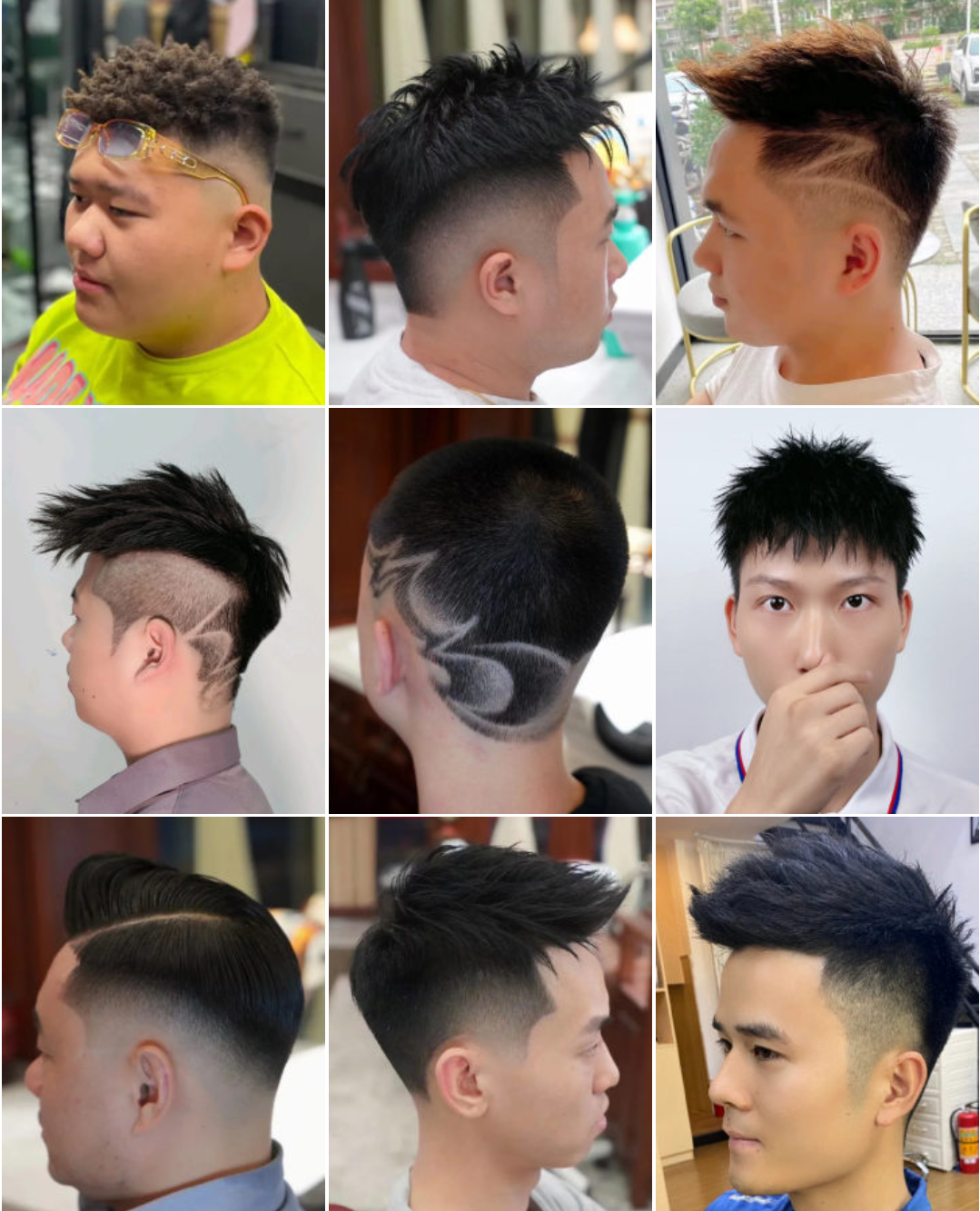 镜子发型|男士发型别再迷茫了，100多款流行发型来了，喜欢就挑一款吧