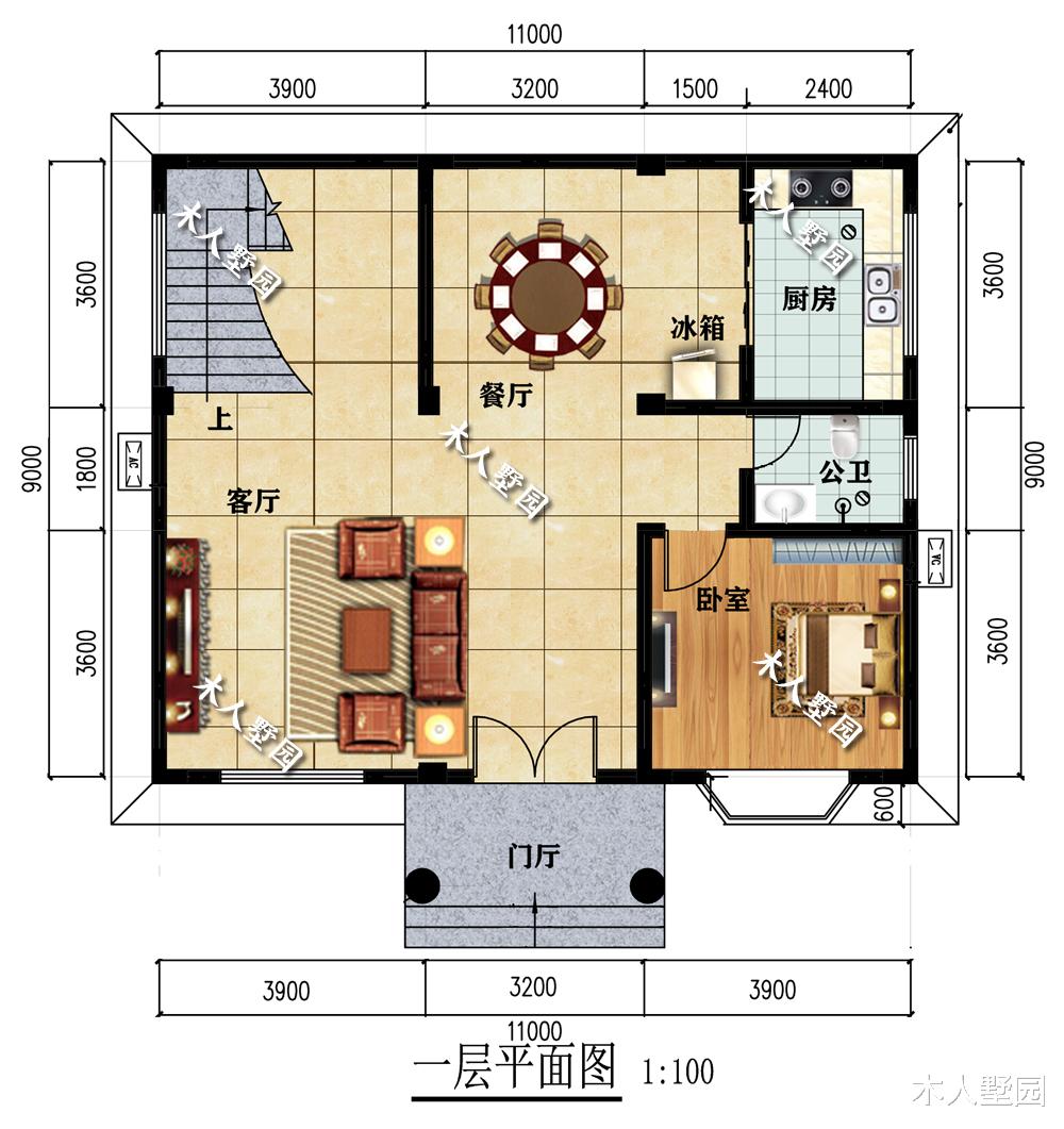 同尺寸11×9米设计，这两款别墅诠释了什么叫精致，占地百来平