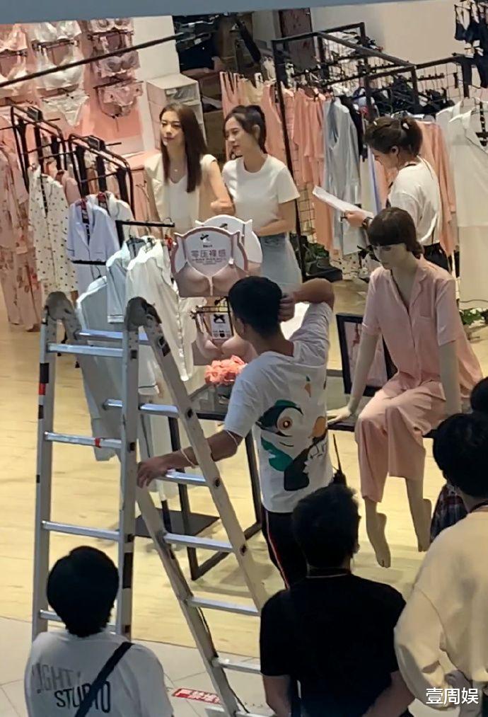 Angelababy|angelababy跟赖冠霖拍戏，腿上的肤色太真实，得罪化妆师了？