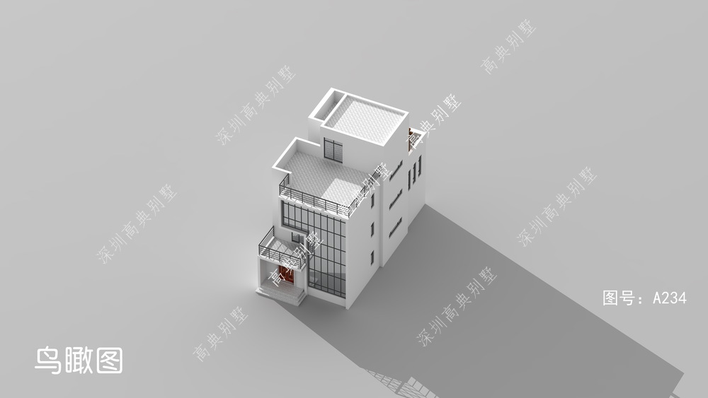 这款现代别墅设计，不仅居住空间大，而且外观看起来也很华丽。