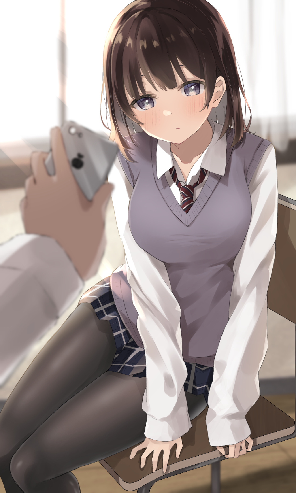 画师|【P站画师】如何让面无表情的JK微笑呢？