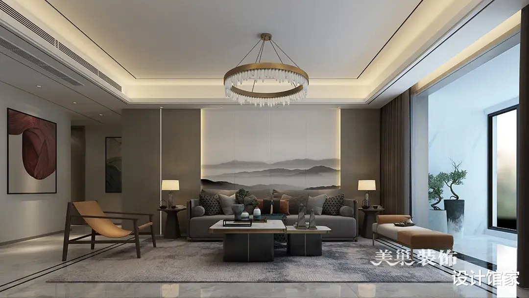 360㎡素雅新中式，一半生活一半艺术，完美演绎东方独有的风韵！