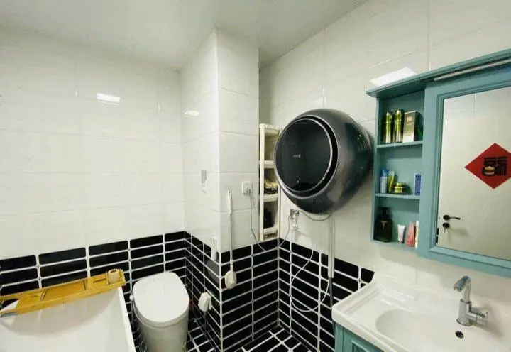 为什么你家卫生间那么挤，原来洗衣机摆放有讲究！