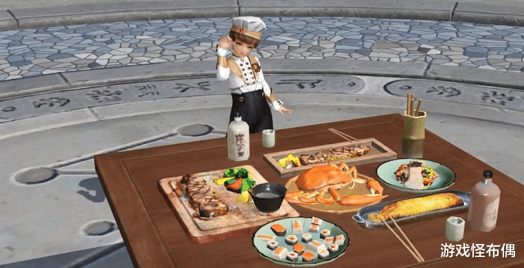 李子柒|网络版李子柒？妹子玩游戏偷学NPC菜谱，每天一份大餐美滋滋