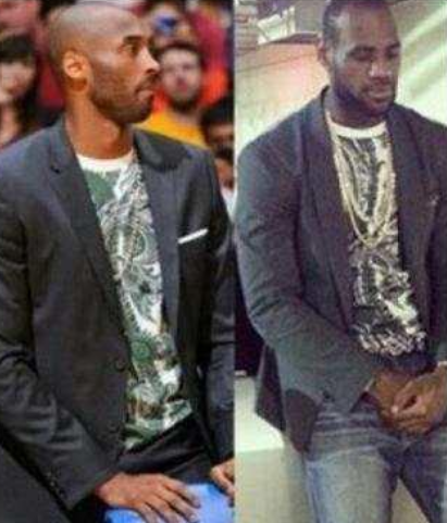 撞衫|NBA五大撞衫瞬间：詹科难分高低，泡椒完爆莺歌，看到杜兰特我笑了