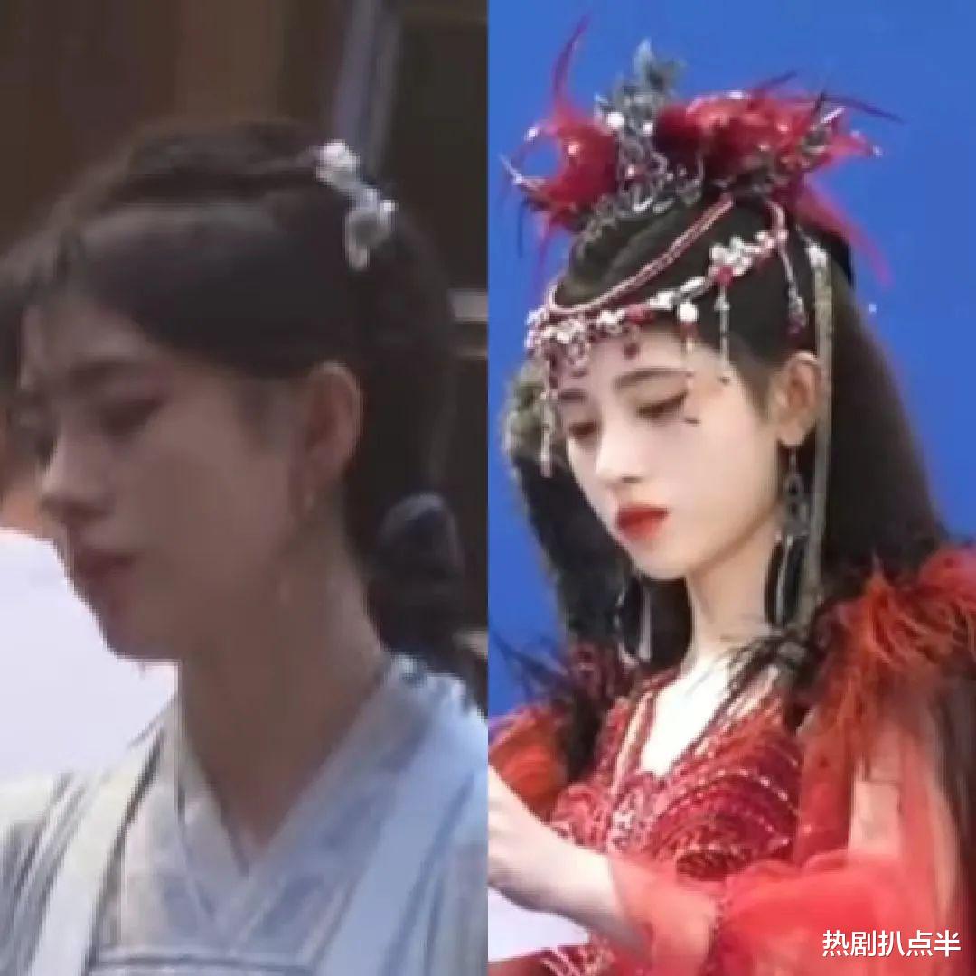 |鞠婧祎《花戎》再出路透，她终于放下包袱了，新发型像丫鬟