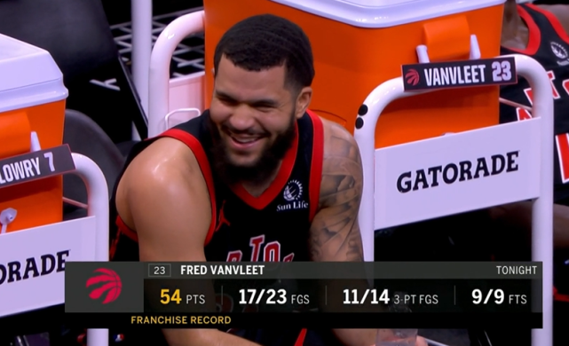 邁克爾·喬丹|生涯之夜！范弗利特54分狂刷6大紀錄，美媒曬圖：一鍵化身喬丹