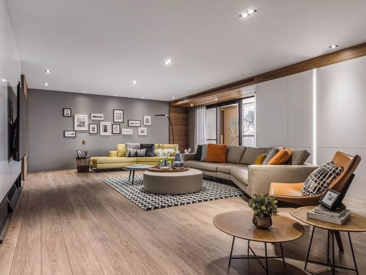 黄与灰的碰撞,现代简约的美永远让人心动!