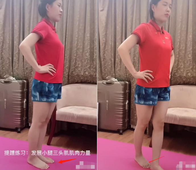 美甲|21岁奥运冠军杨倩私下生活曝光！穿短裤健身秀白嫩美腿，脚上白色美甲太吸睛