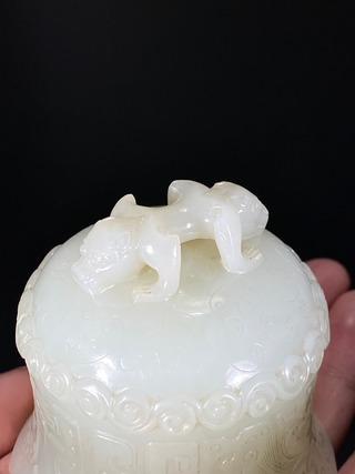 白玉|清乾隆御制 和田玉籽料 羊脂白玉 夔龙纹 玉编钟