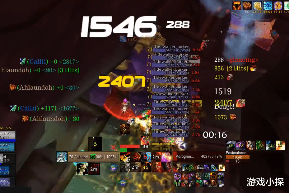 术士|魔兽TBC：蓝绿狂暴战挑战70%分金线，实际DPS惊人，紧追T5级猎人