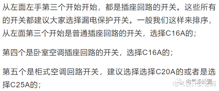 |住宅配电箱内开关配置方案及移位的分析
