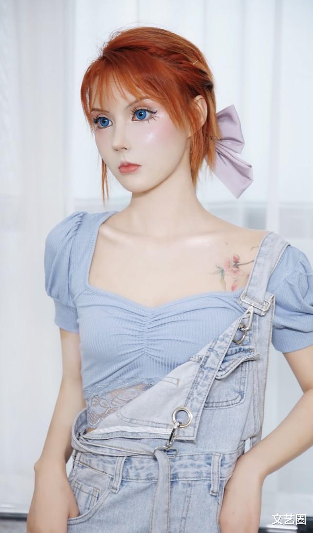 美颜|中国最美真人芭比吃饭不敢张嘴被好友讽刺可能怕骨头歪了，脱离美颜状态瘆人