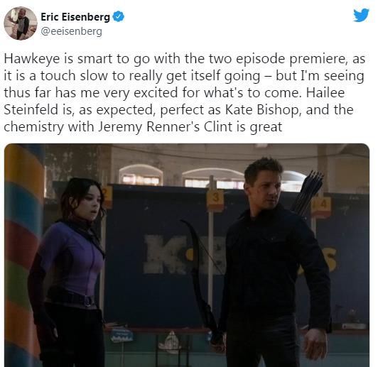 鹰眼|是否被吐槽？《鹰眼》影评新鲜出炉，看看影评人们如何说