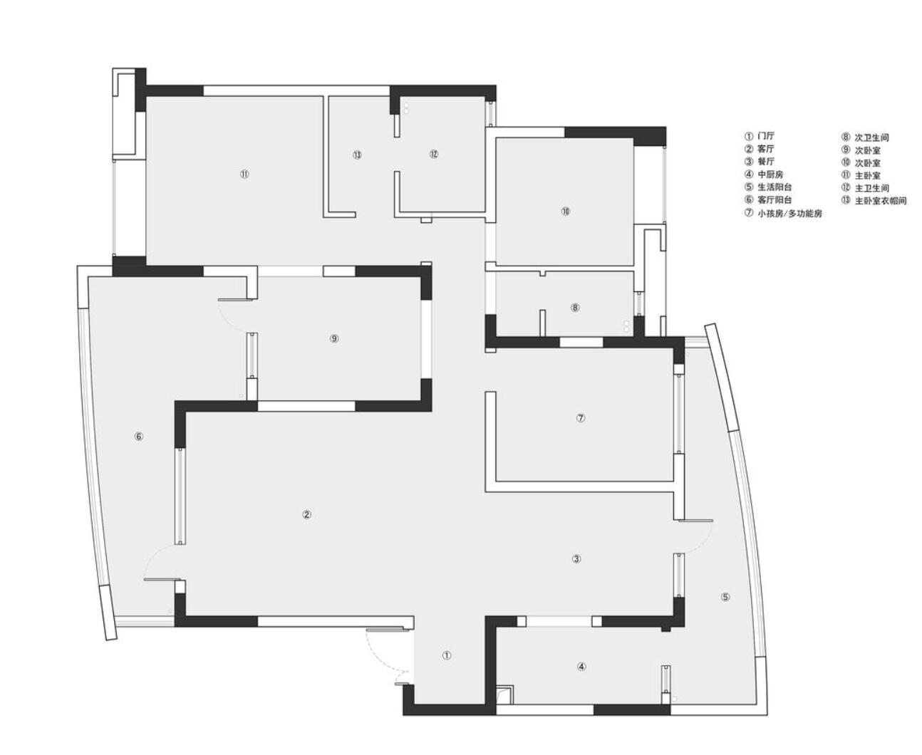小拾谈装修|成都夫妇175㎡新家，布局打破常规，空间隔而不断，超通透