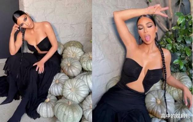 卡戴珊|比新娘还惊艳，41岁卡戴珊离婚后首当伴娘！宴会上单身狗全跪舔了...