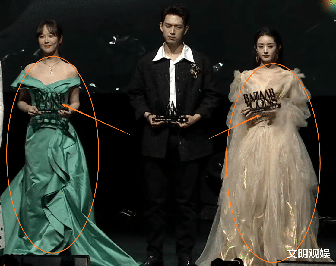 杨紫|还觉得杨紫身材很胖？当她和赵丽颖站在一起，身形对比让人不敢信