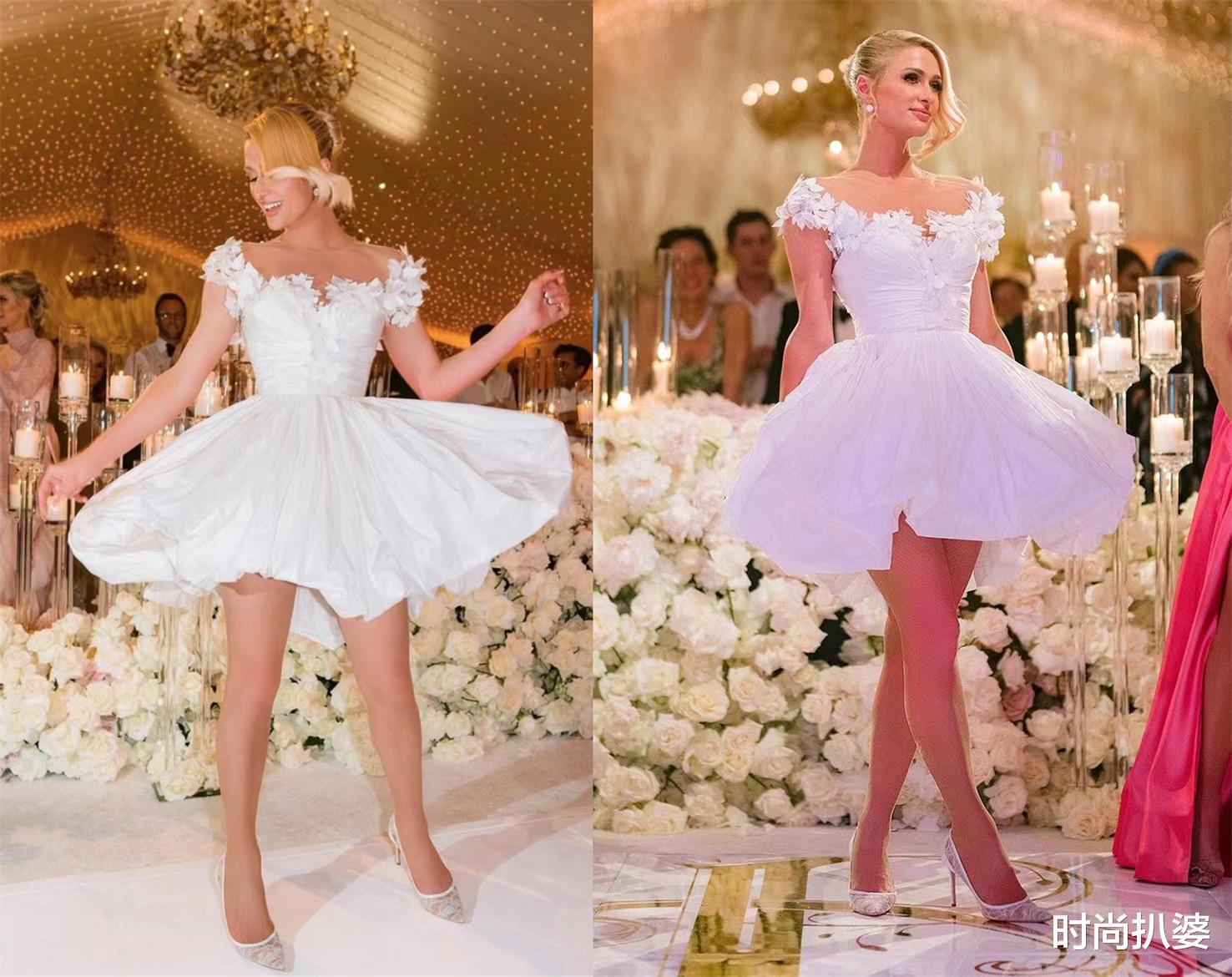 小姐姐|戴20克拉大钻戒，希尔顿大小姐终于结婚！卡戴珊穿鱼尾裙盛装出席