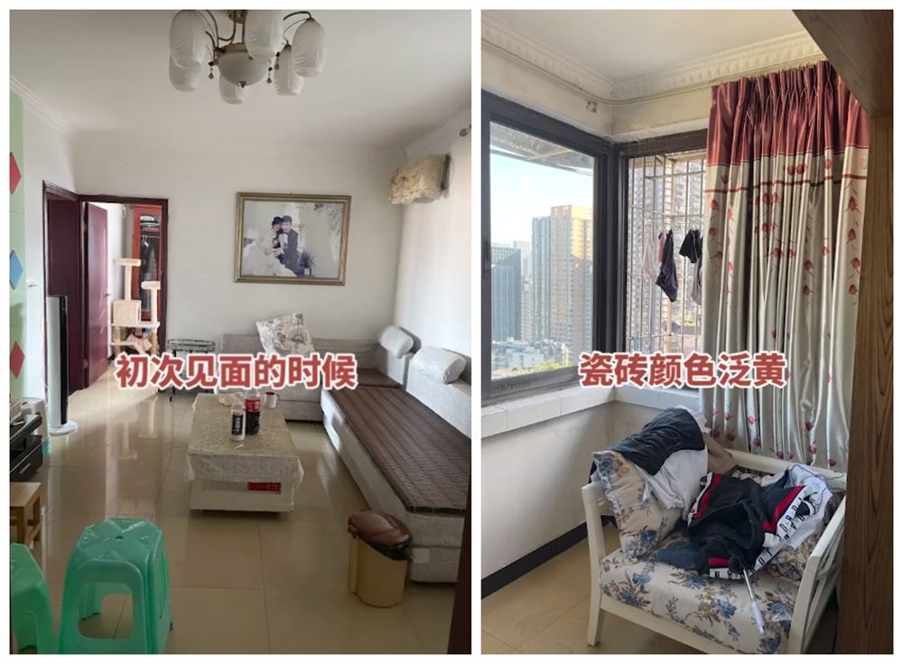 他买下60㎡老房当婚房,装修陈旧没质感,花3W进行居改,彻底翻身