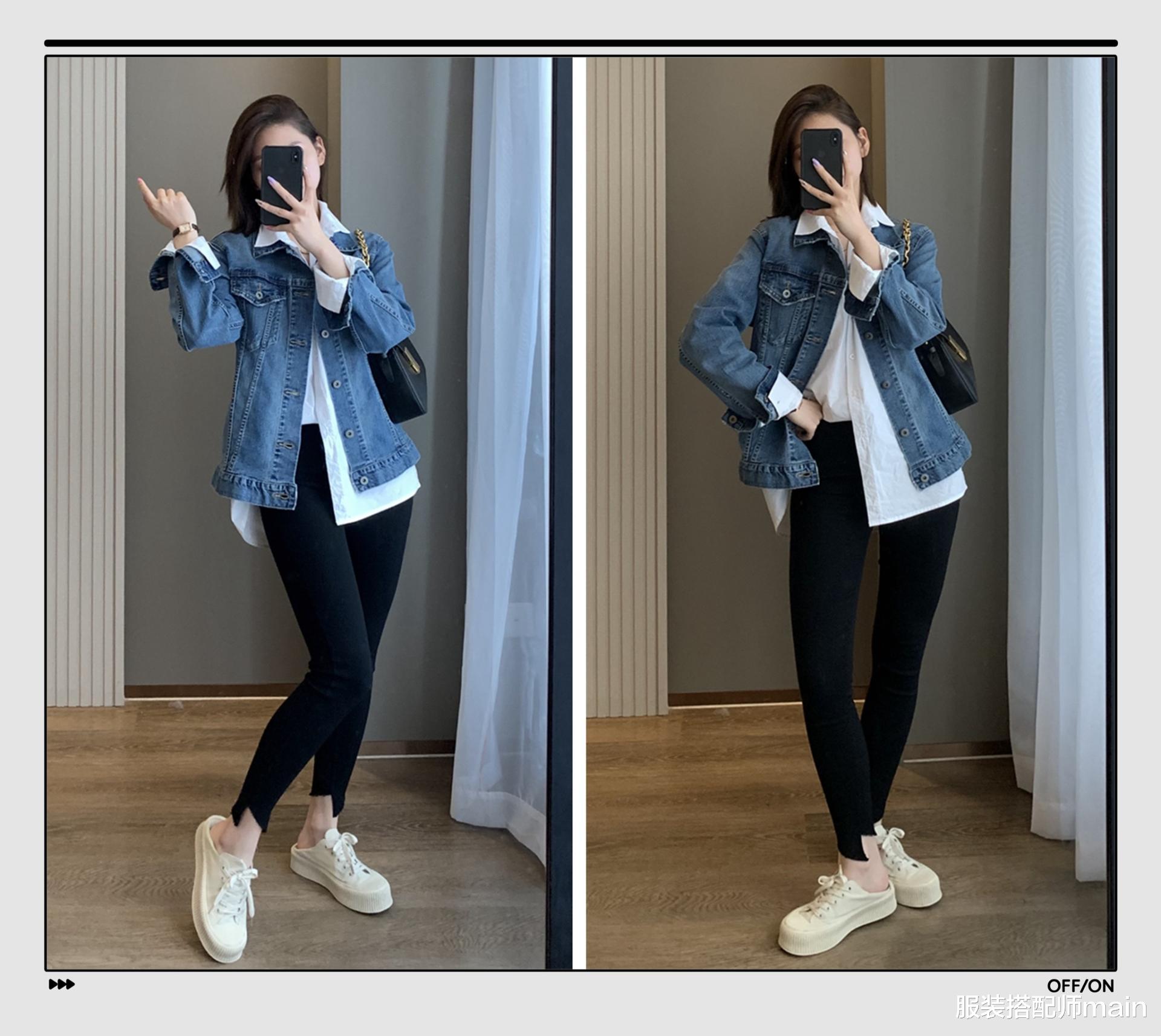 服装搭配师main|温差大的早秋,牛仔外套连穿四天时髦不重样,是怎么做到的?