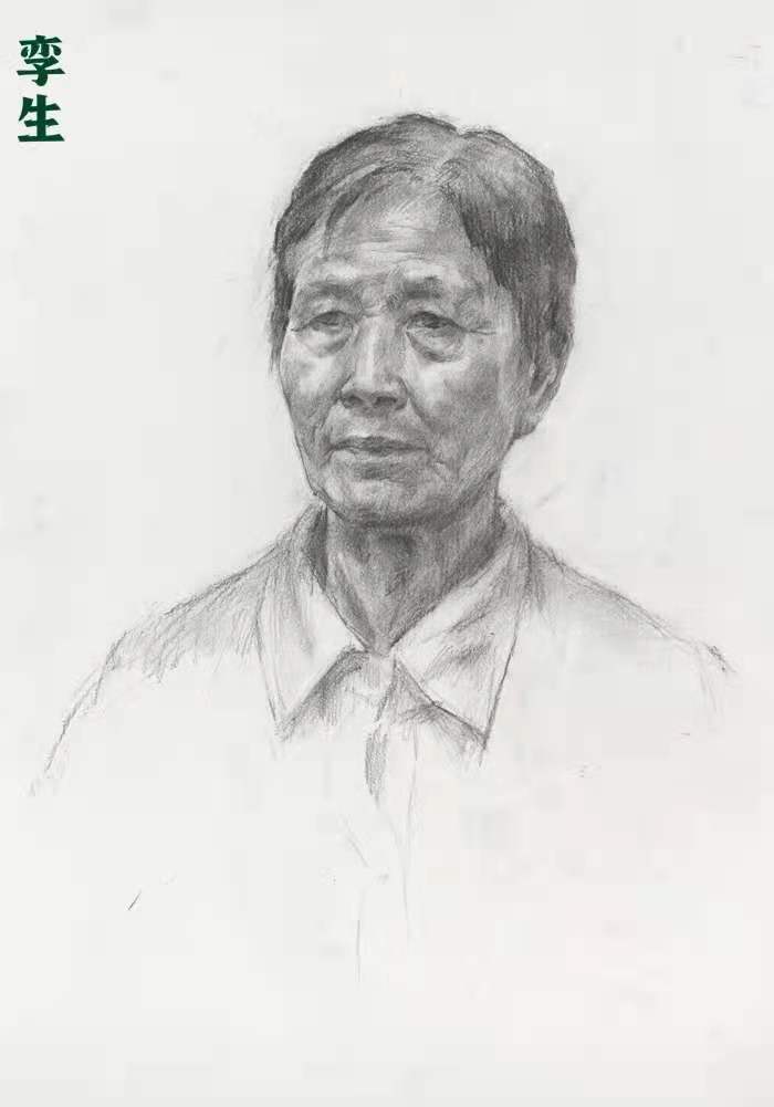 美术生女儿和电商老爸|孪生画室 8月头像写生优秀作品