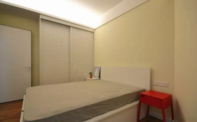 80㎡简约风新房，两居室户型，完工效果简约大方