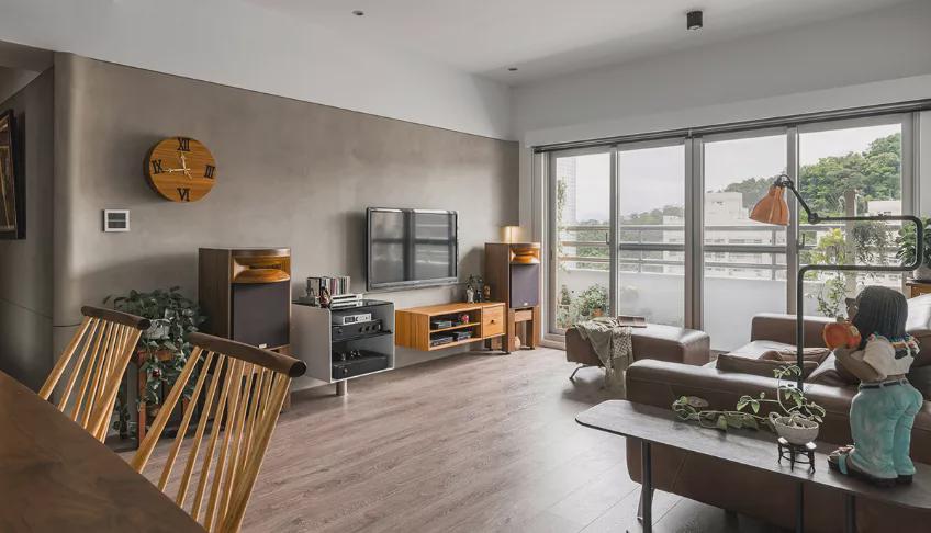 |45度角空间分隔,这个25坪的房子空间利用率增加百分之三十