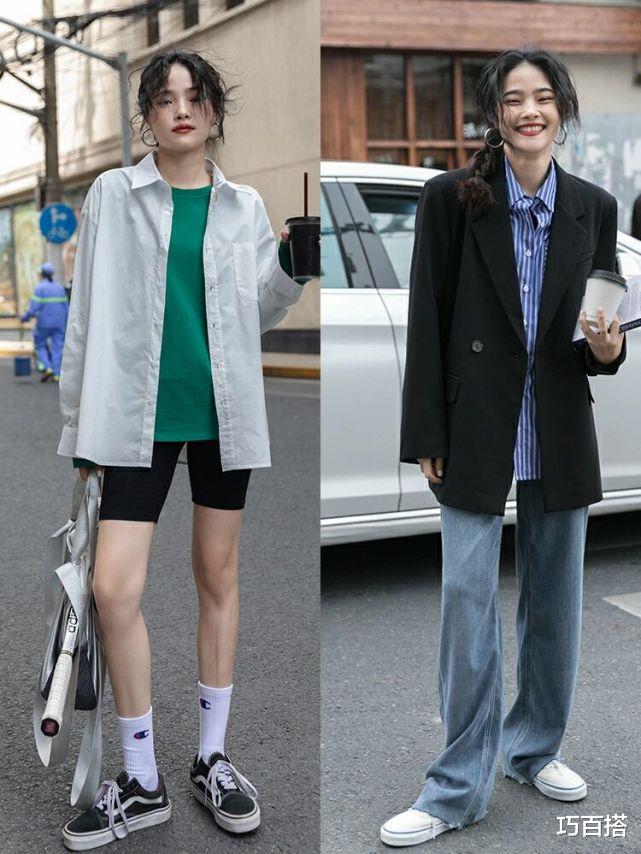 巧百搭 姐妹们！别再说没裤子穿了，码住小姐姐身上这“三种”就够了