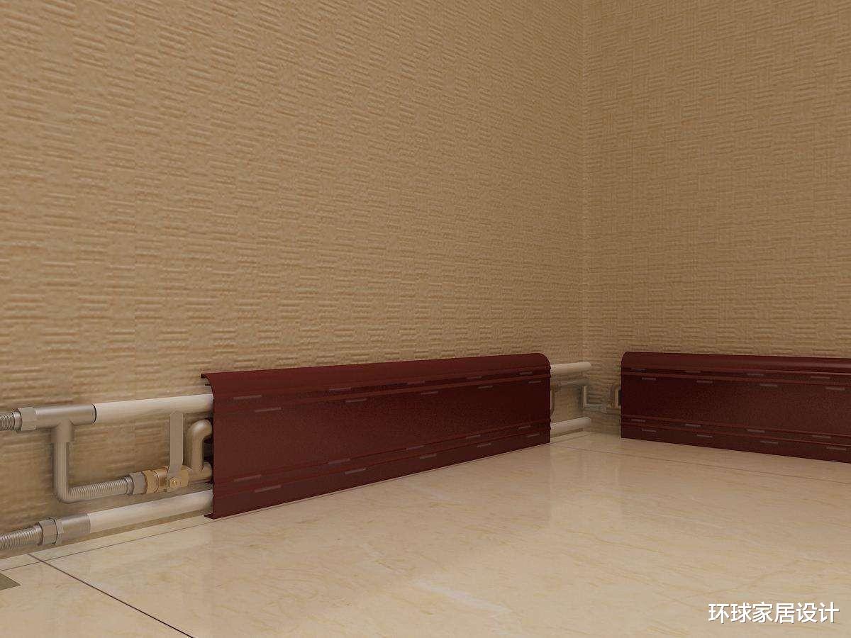 很多人家里都不安地暖了，改用踢脚暖，比地暖安装简单，升温还快