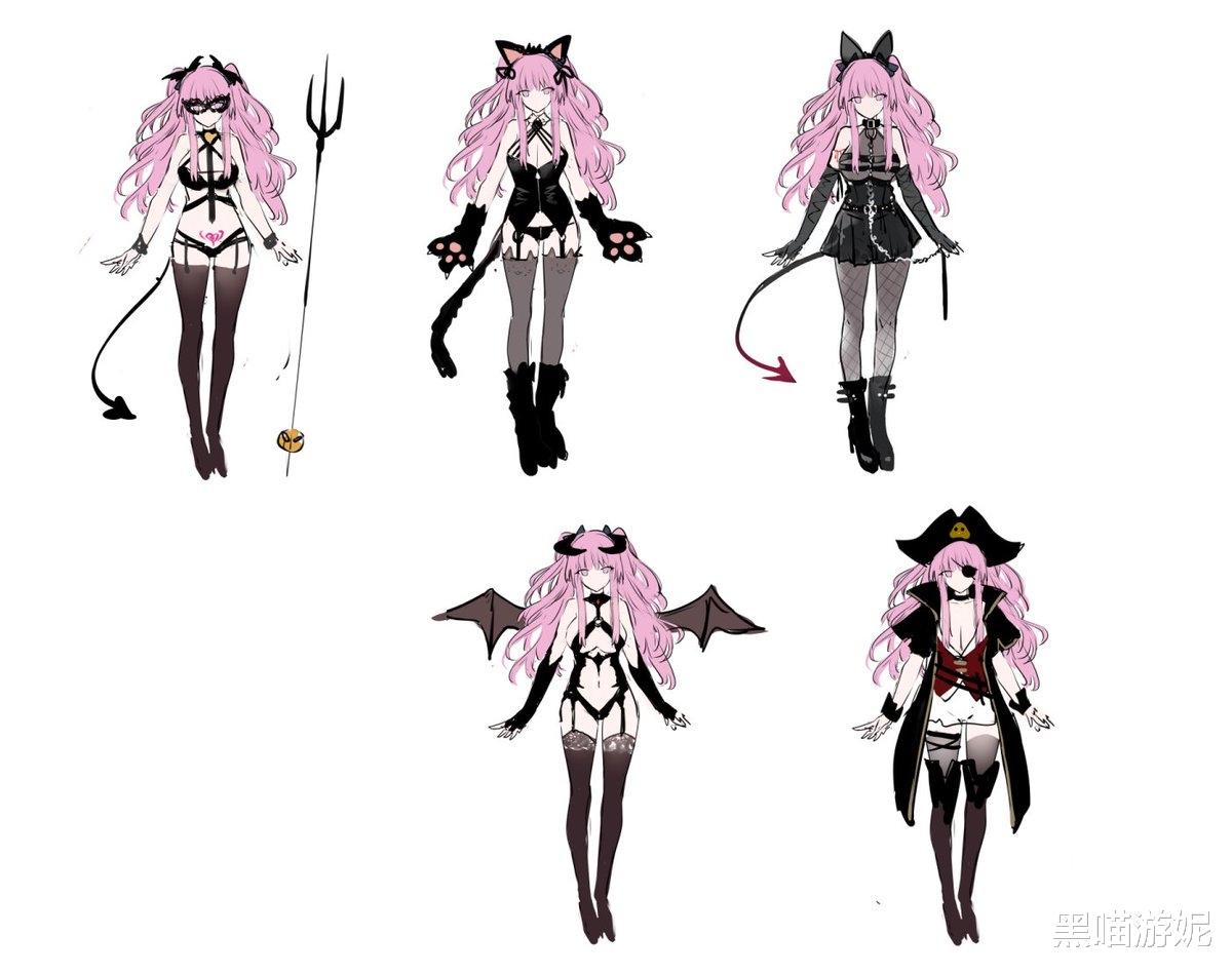 索尼|碧蓝航线拉加利索尼埃福利原稿 实装了最保守的 尾巴固定方式揭秘