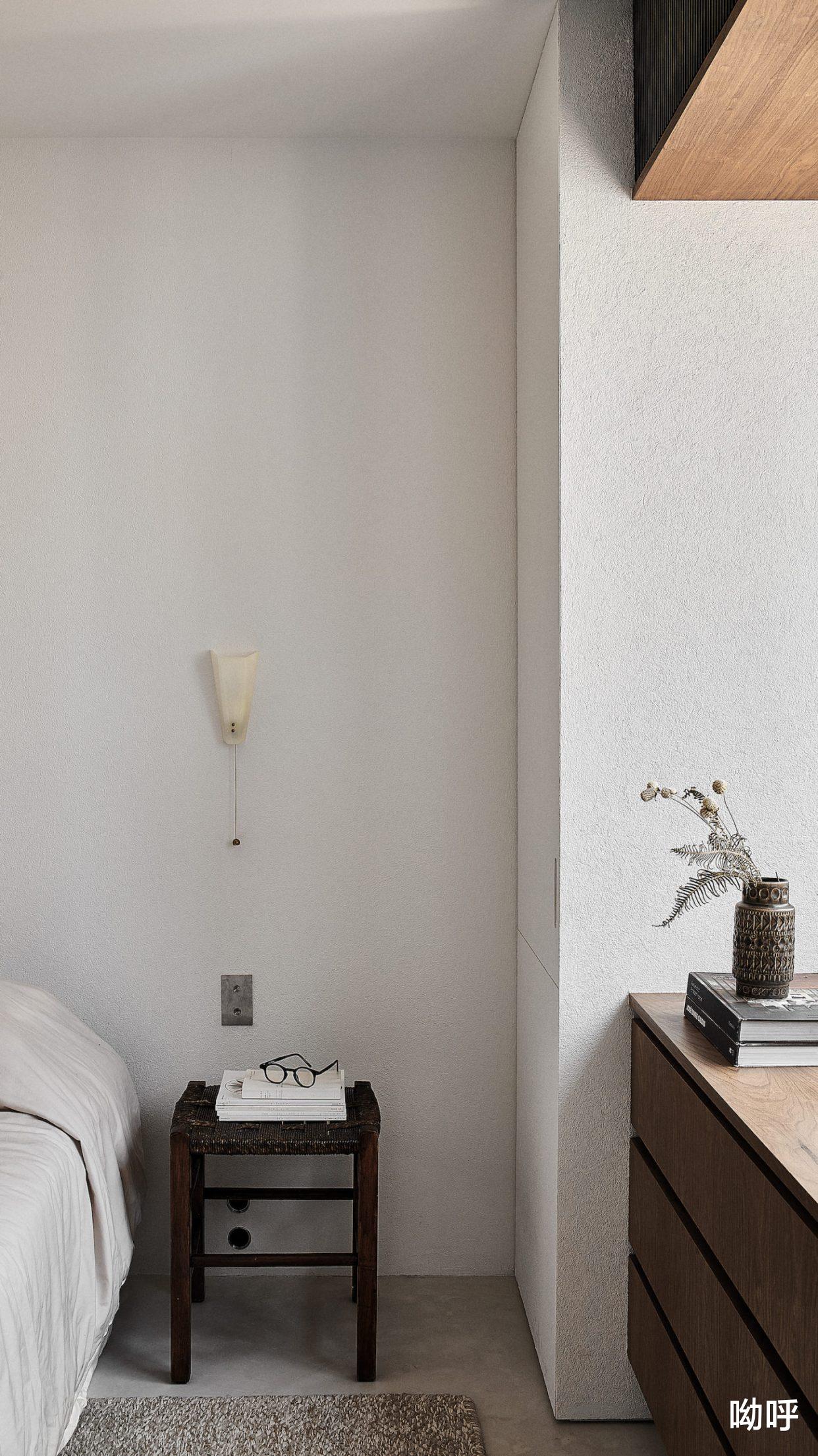 极简主义一居室,修道士简约风