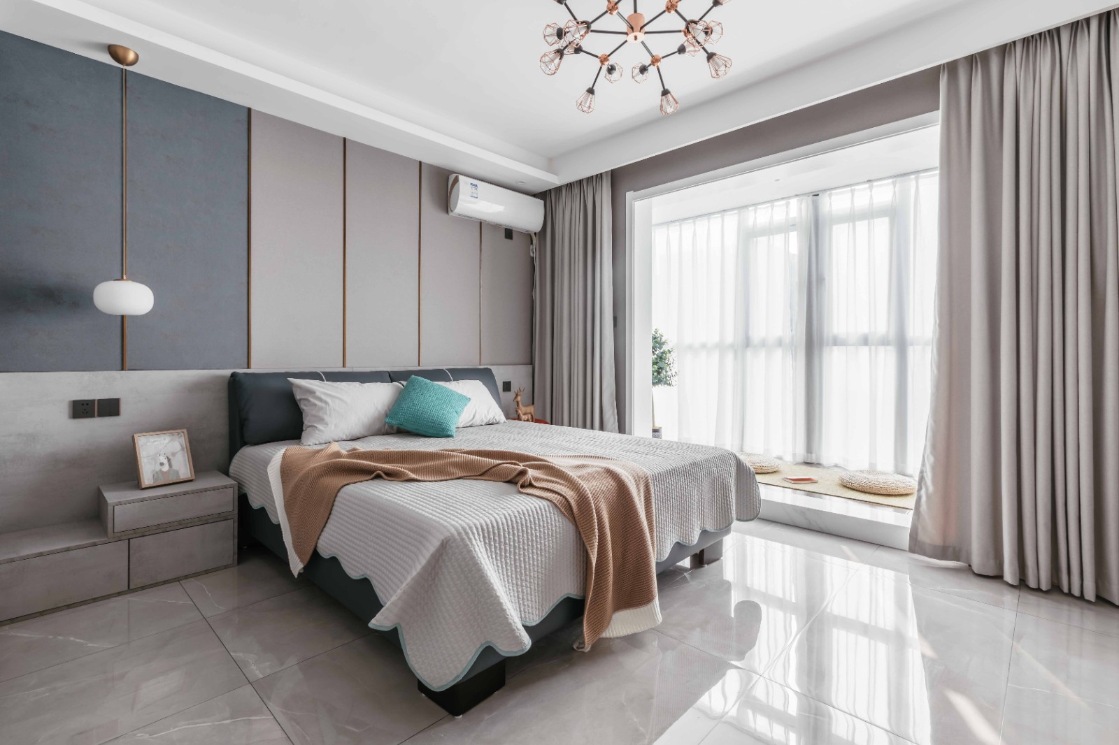 原本我不想选流行大众灰，但看完这套刚完工的新房，我改观了！