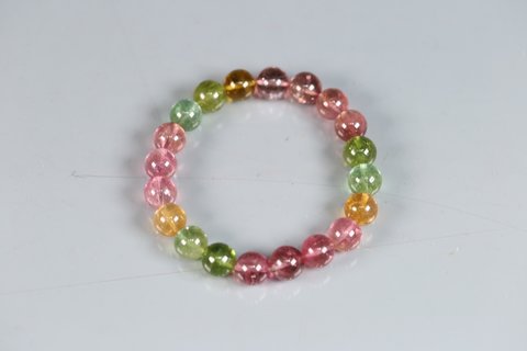 碧玺|清 碧玺手串,上乘碧玺